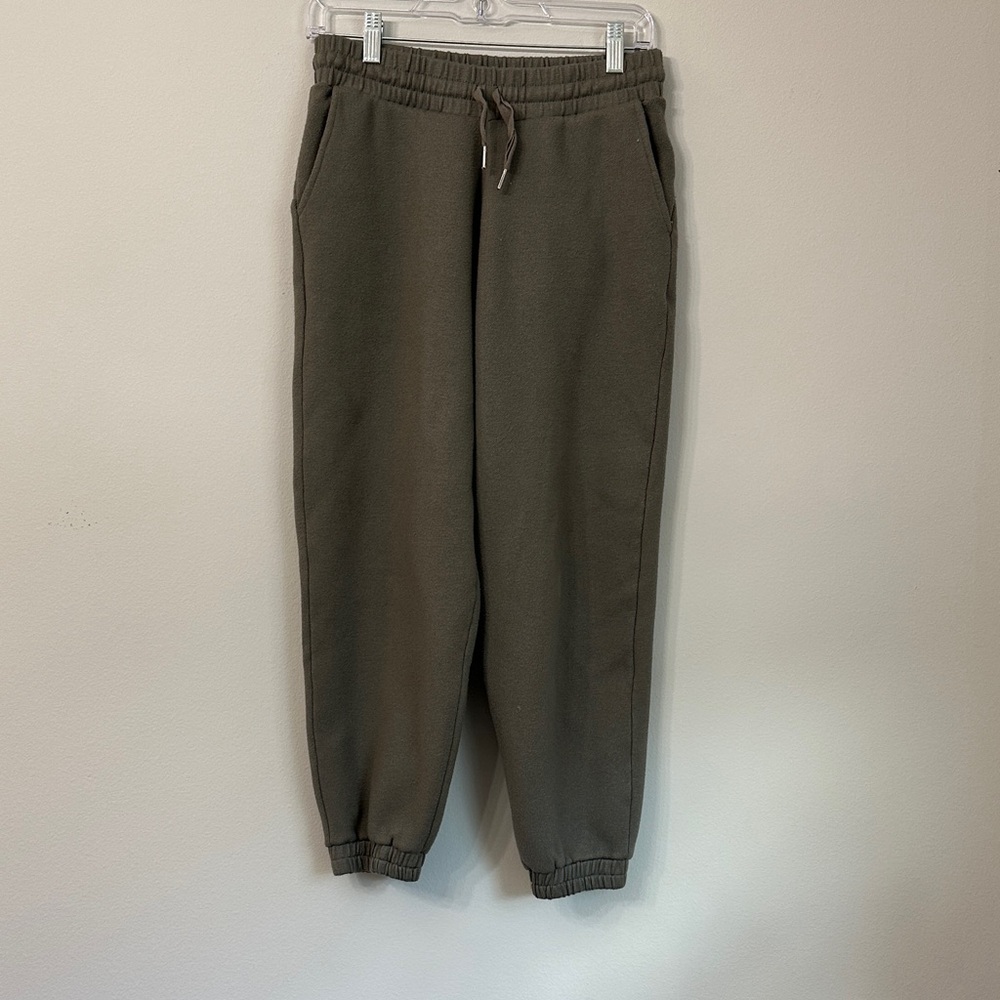 Zara Men's Dark Green Joggers